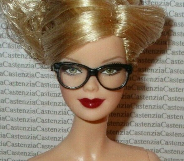 Glasses Barbie Doll Model Muse Clear Tim Gunn Reading Glasses Accessory Diorama