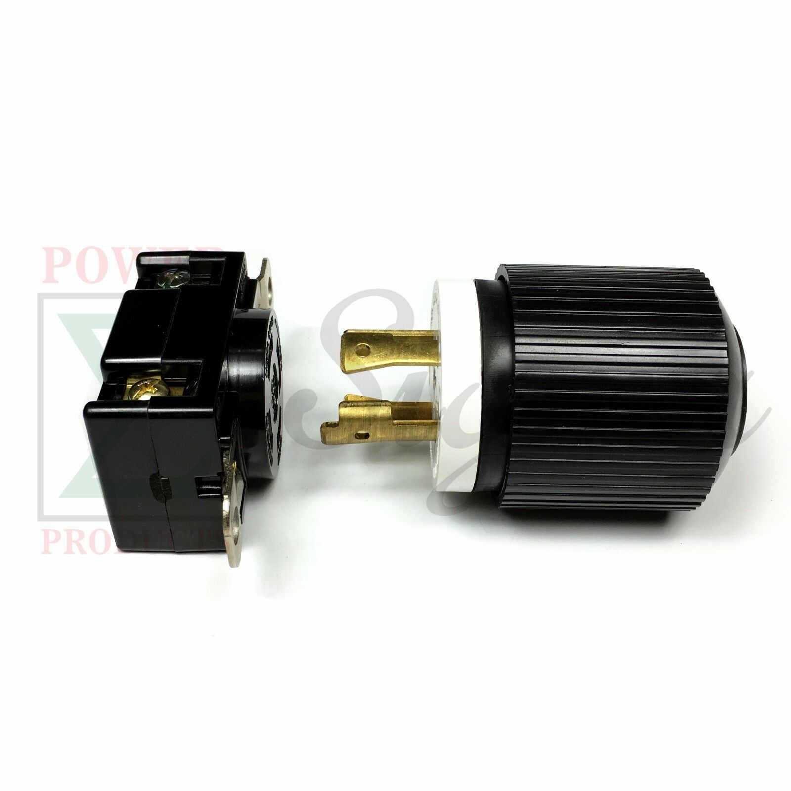 Generator Rv Ac Plug & Socket L14-30 30 Amp 120v 220v Male & Female Receptacle
