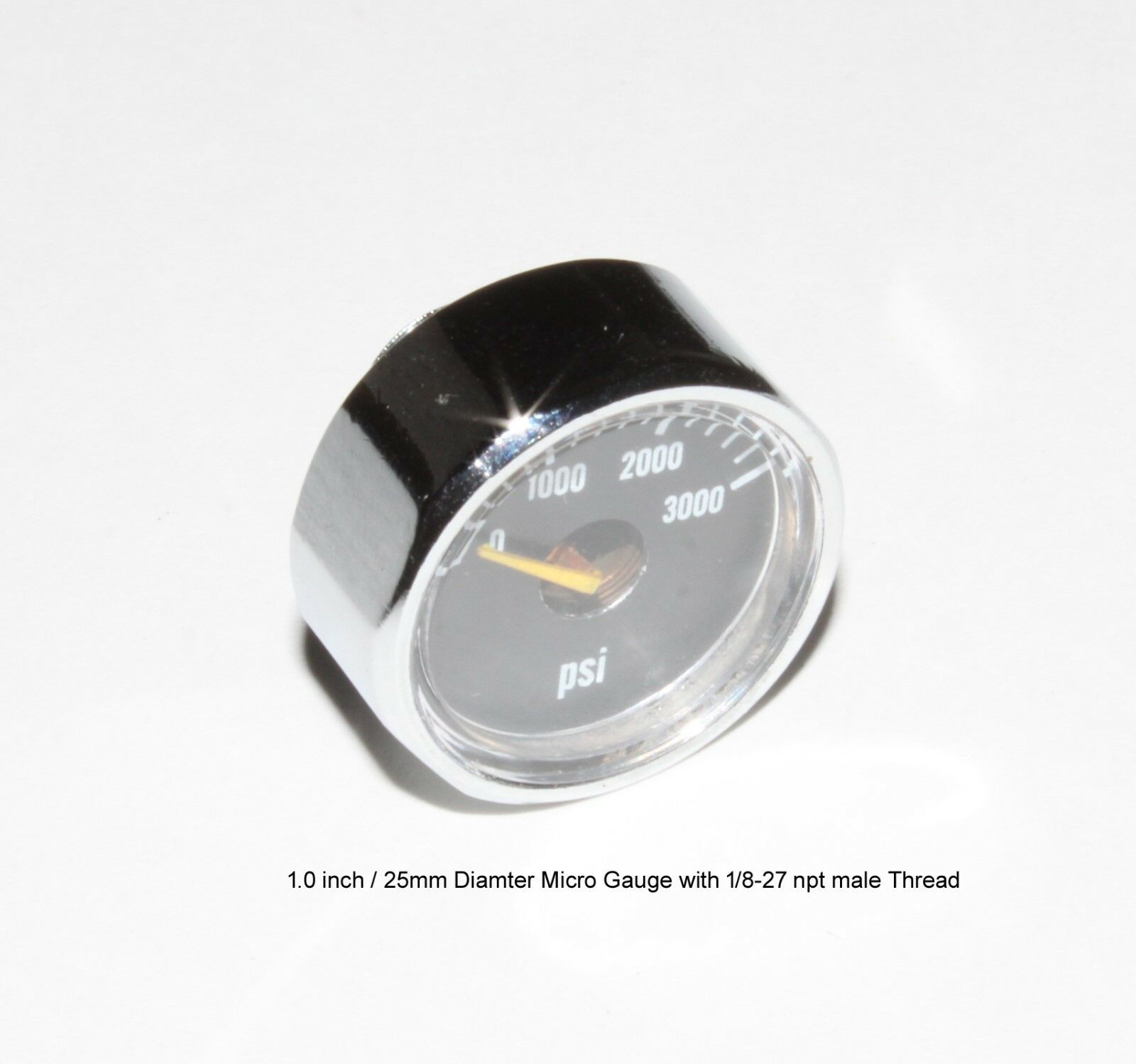 Micro Gauge 1 Inch 3k Psi Hpa Co2, Pcp 10601