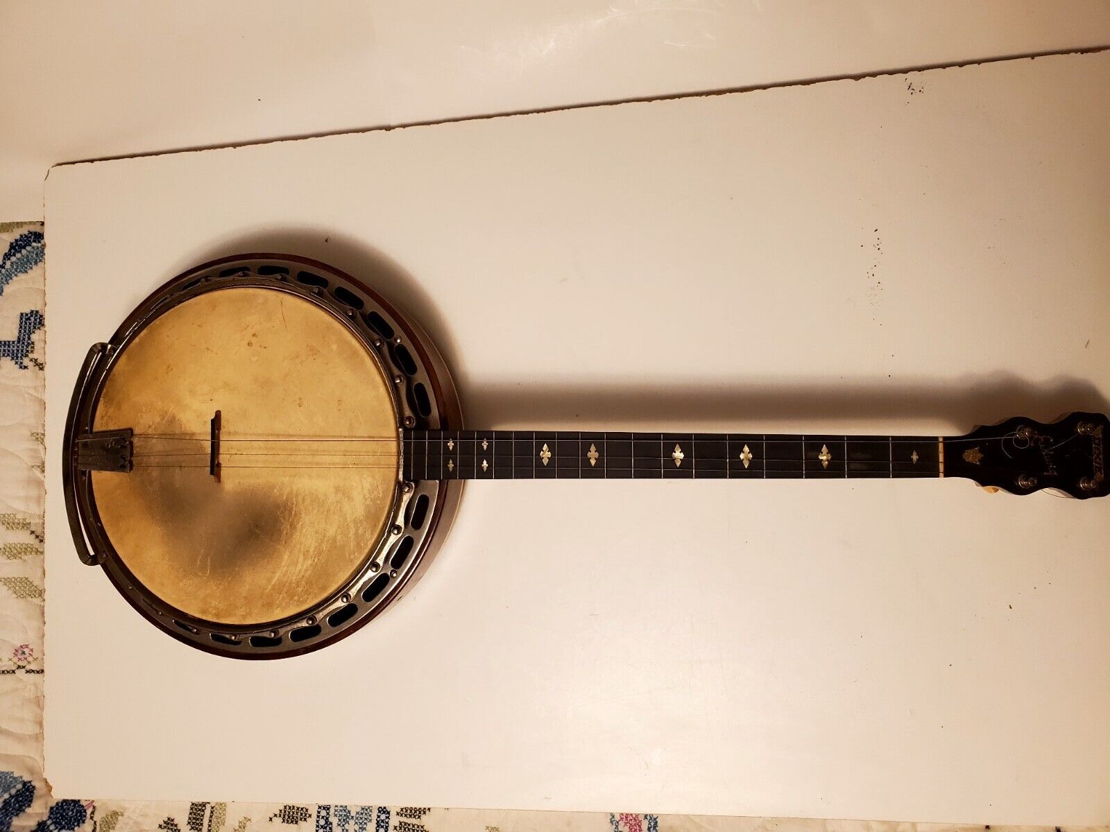 Antique Ludwig Dixie Banjo - Needs Work As Is