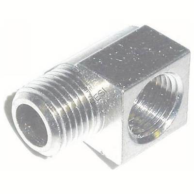 Empire 1/8th Inch Npt 90 Degree Gas Line Elbow - Nickel Plated