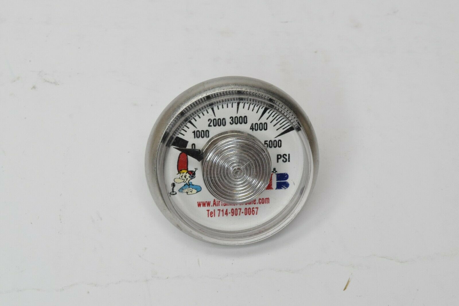 New 0-5000 Psi 1.5" High Pressure Air Tank Gauge 1/8" Npt 5000psi Hpa Paintball