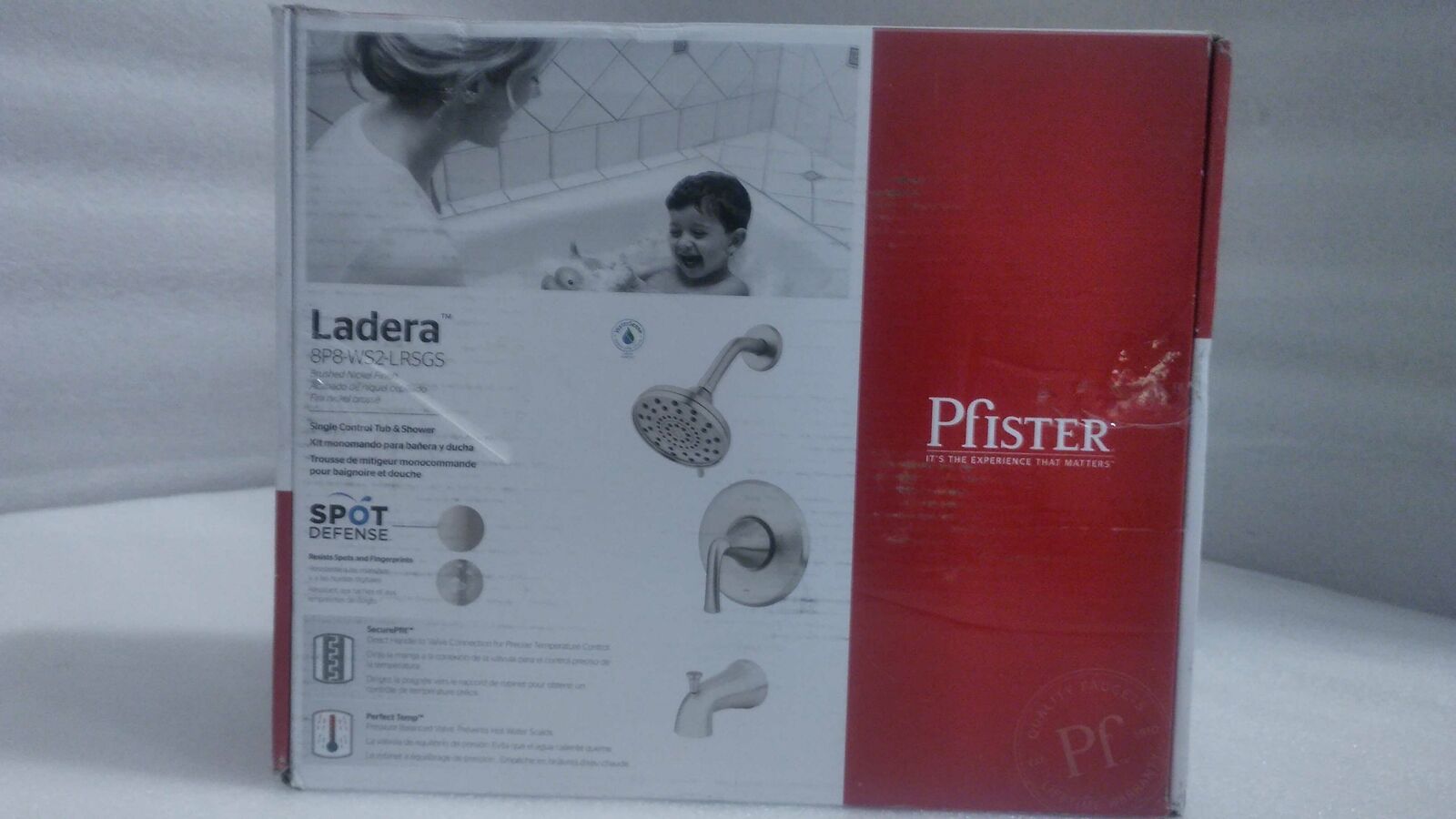 Pfister Ladera 3-spray Tub And Shower Faucet In Spot Defense Brushed Nickel