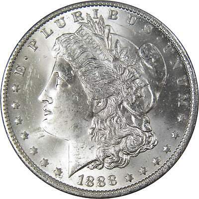 1888 O Morgan Dollar Bu Uncirculated Mint State 90% Silver $1 Us Coin
