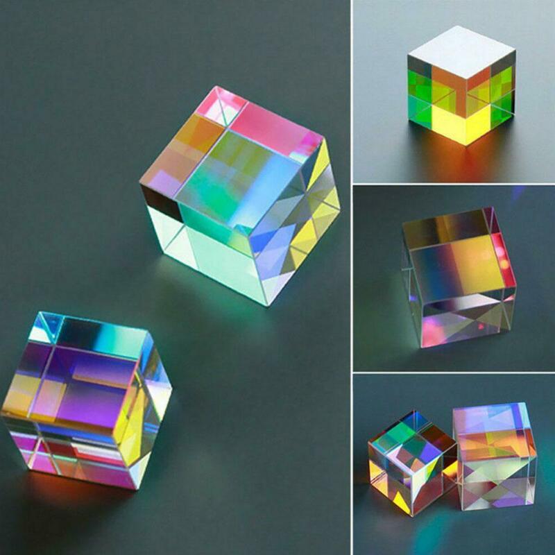 Optical Glass X-cube Dichroic Cube Prism Rgb Combiner Splitter Gifts Soft 2021