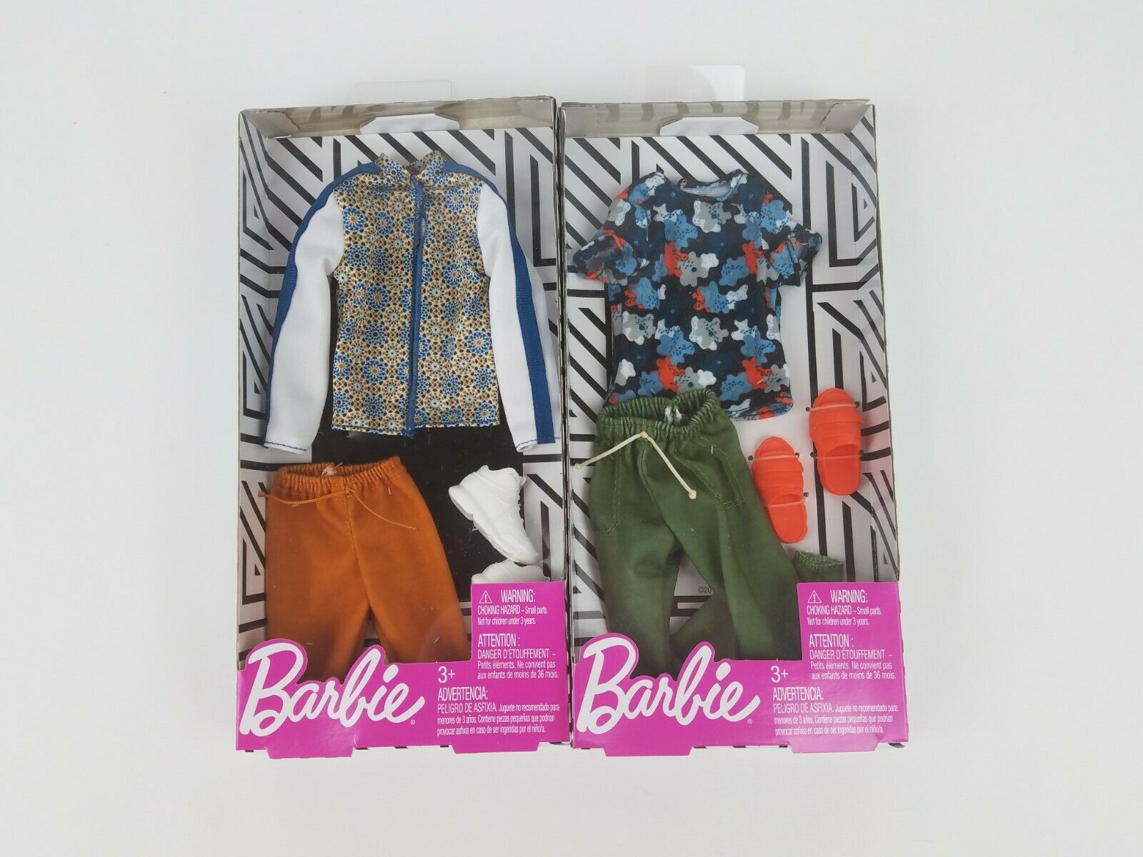 Barbie Ken Fashion Shirt & Pants Clothing Packs Lot Of 2