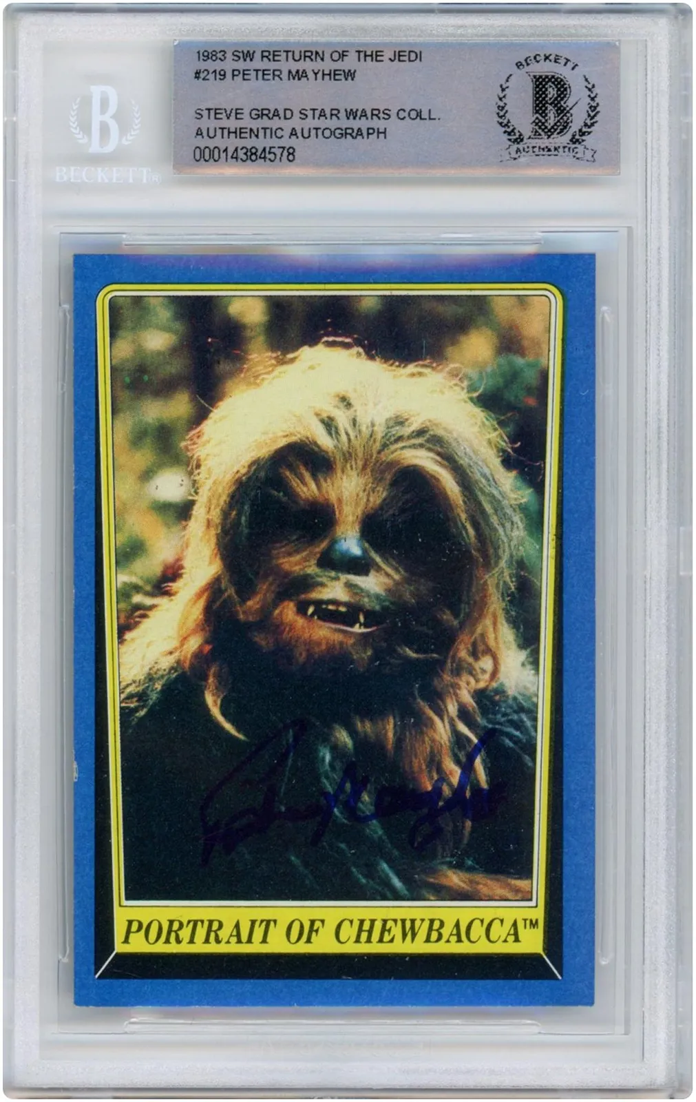 Peter Mayhew Star Wars Trading Card Item#12304784